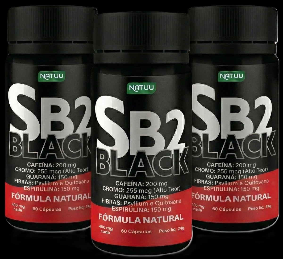 Kit 3 unidades SB2 Turbo Black