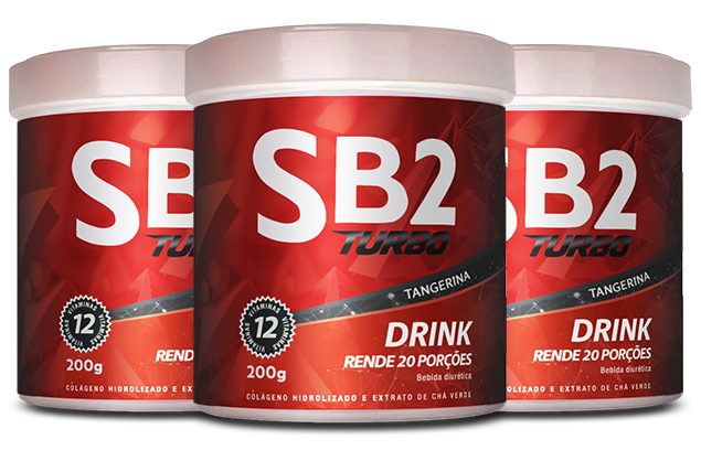 Kit 3 unidades SB2 Turbo Drink
