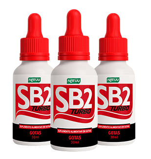 Kit 3 frascos SB2 Turbo Gotas